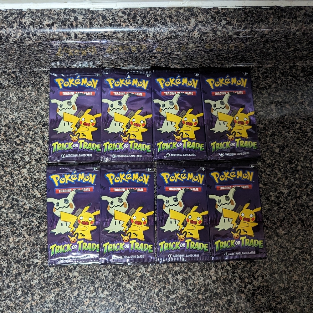 Pokémon 2023 Trick or Trade BOOster Packs X 8